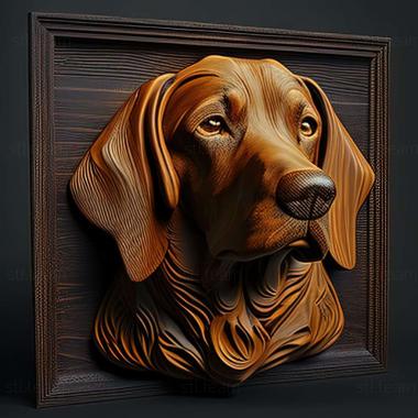 3D model Small Swiss Hound dog (STL)